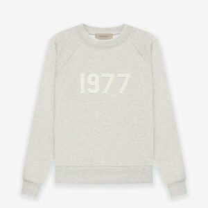 Essentials Crewneck 1977 Sweatshirt- Gray